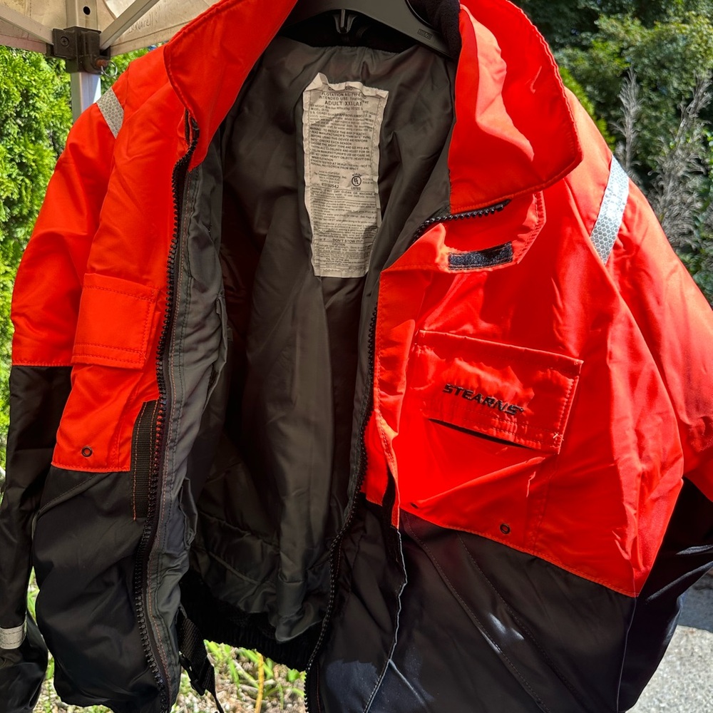 Stearns Men's Red and Black Performance Jacket